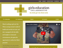 Tablet Screenshot of girlsedcollaborative.org